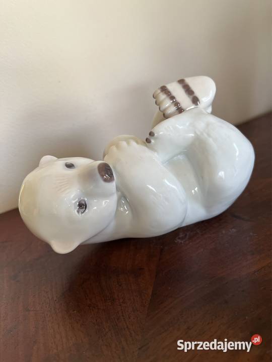 Figurka niedźwiadka polarnego Royal Copenhagen Porcelana i szkło Gdańsk sprzedam