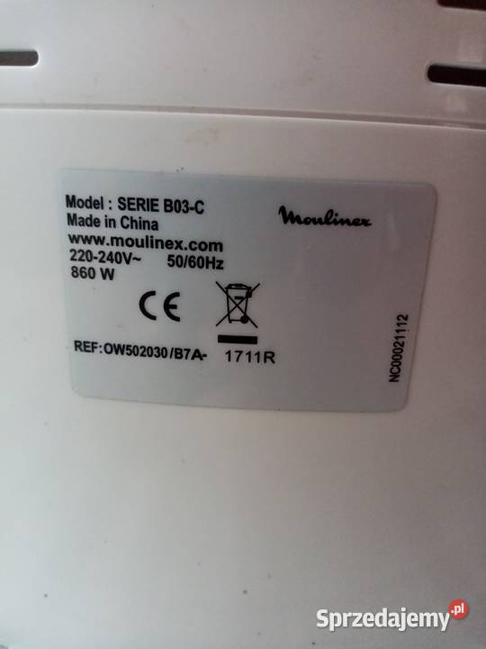 Wypiekacz chleba Moulinex ow502030 860w warmińsko-mazurskie Nowe Miasto Lubawskie
