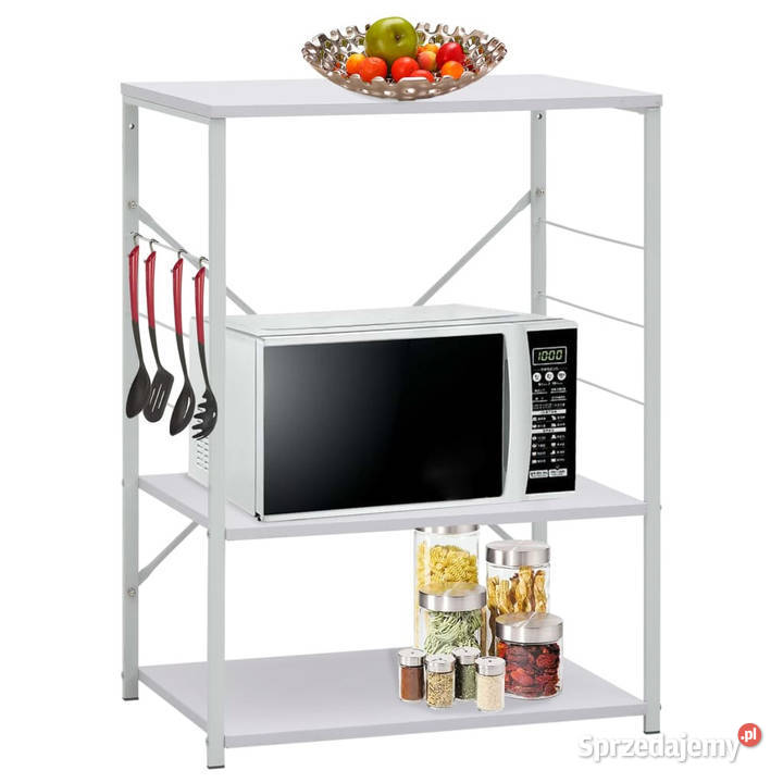 Szafka na mikrofalówkę biała 60x396x795 WM288236 Warszawa