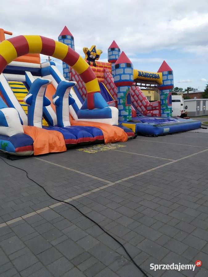 Zjeżdżalnie dmuchane popcorn wata cukrowa