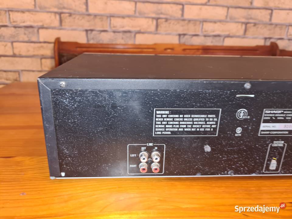 magnetofon sharp rtw3400 Helenków sprzedam