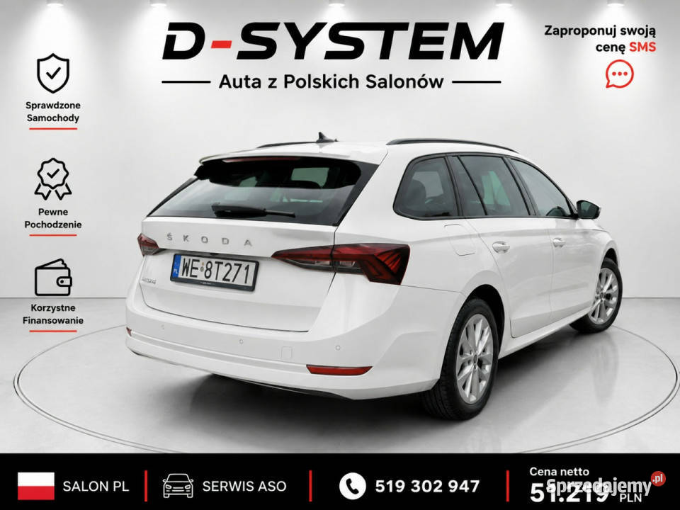 koda Octavia 2023 Salon Polska 1Właściciel ledy 115KM Białystok