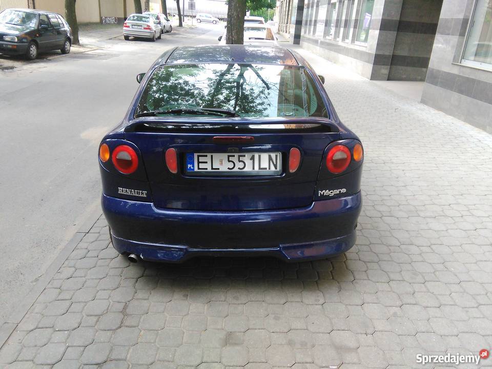 Megane Coupe 20 8v doinwestowany LPG lakier metallic Łódź