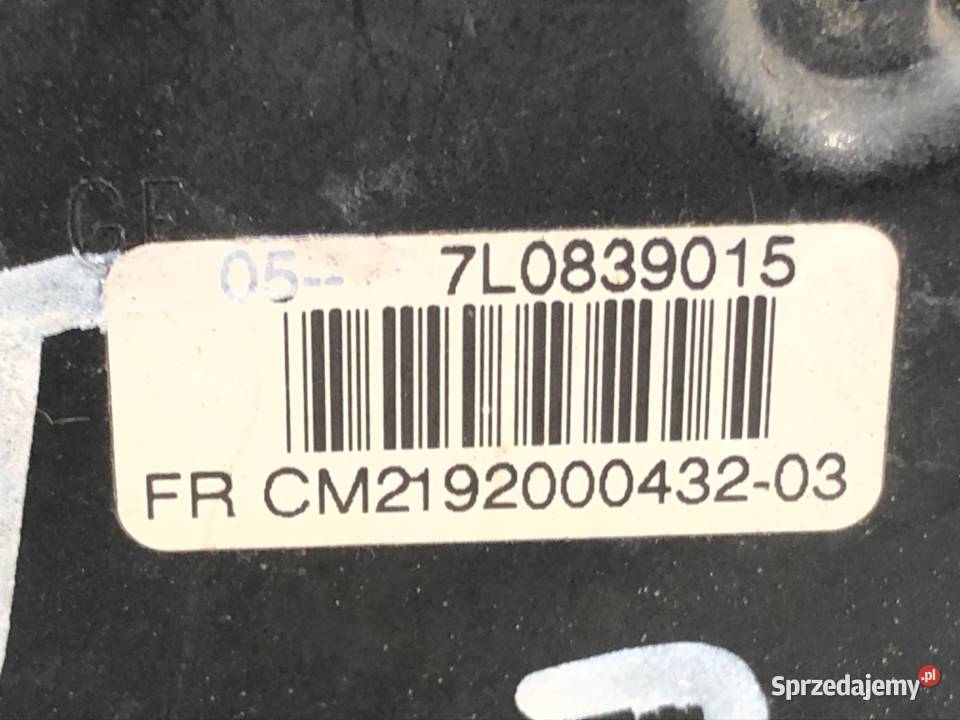 ZAMEK DRZWI LEWY TYŁ SEAT ALTEA Hatchback Karoseria