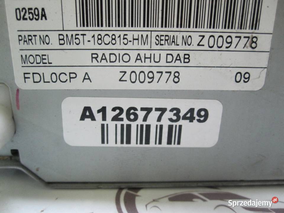 FORD FOCUS III 13r radio CD ekran wyświetlacz