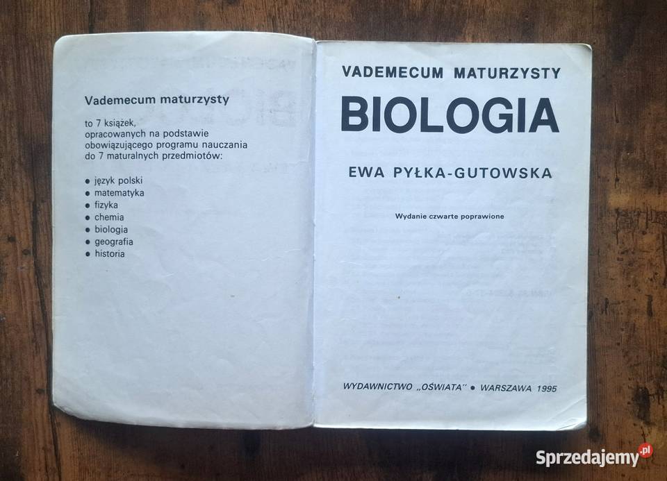 Biologia Vademecum maturzysty biologia wielkopolskie Drawsko
