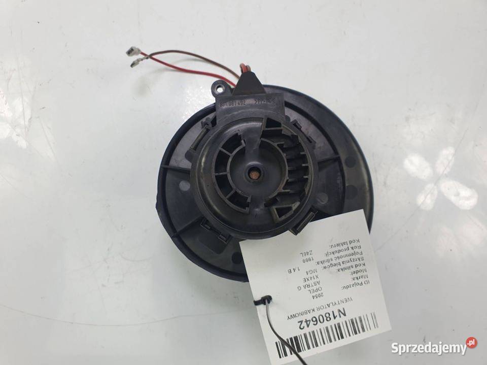 WENTYLATOR KABINOWY OPEL ASTRA G 52485311 osobowe kujawsko-pomorskie Lipno sprzedam