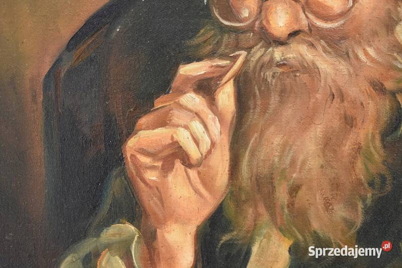 M Lisowski Żyd W Okularach Liczący Pieniądze Kraków sprzedam