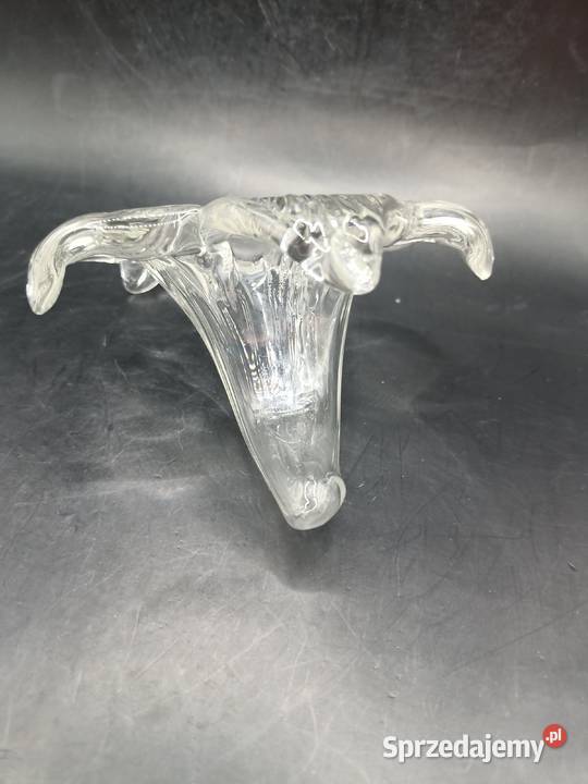 Szkło przycisk do papieru przezroczysta lilia Zamość sprzedam