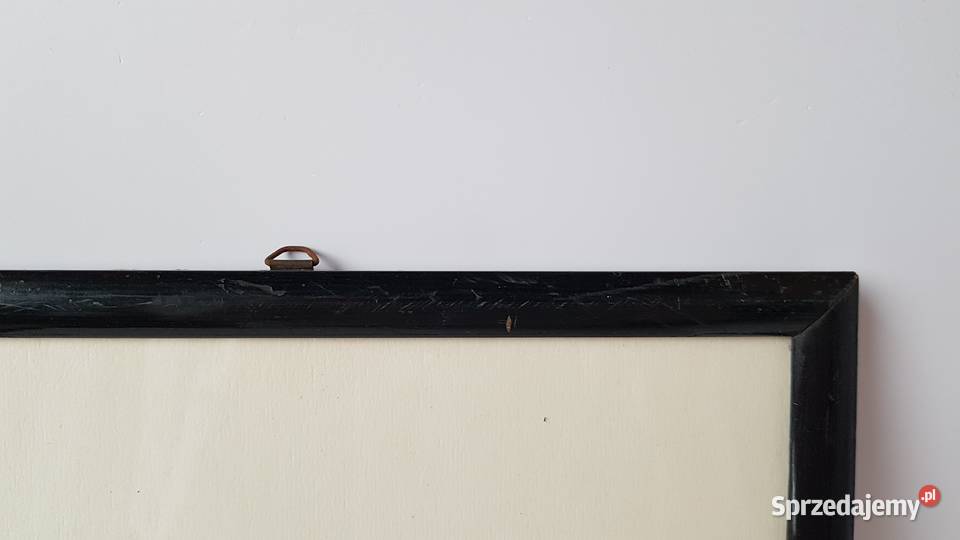 Stara sygnowana grafika Brzozy Dąbrowa Górnicza sprzedam