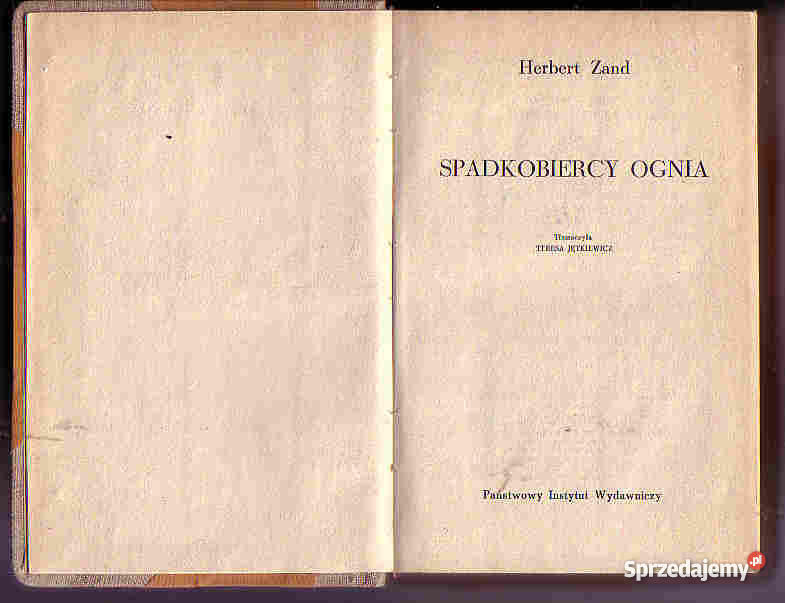 3634 SPADKOBIERCY OGNIA HERBERT ZAND małopolskie Czyrna
