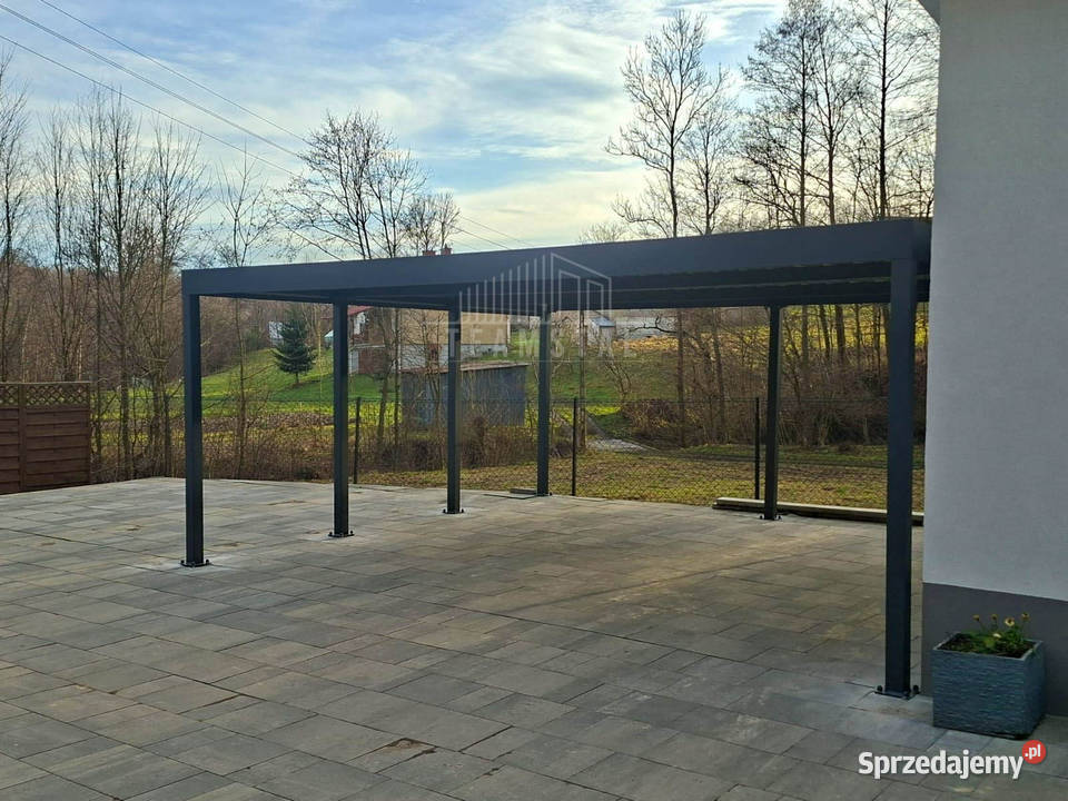 Carport PREMIUM Wiata samochodowa 7x5m antracyt Gdańsk