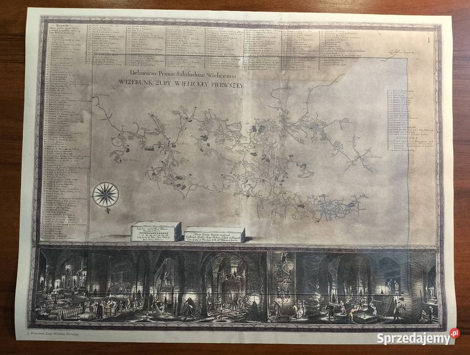Wizerunek Żupy Wielickey Pierwszey reprint mazowieckie sprzedam