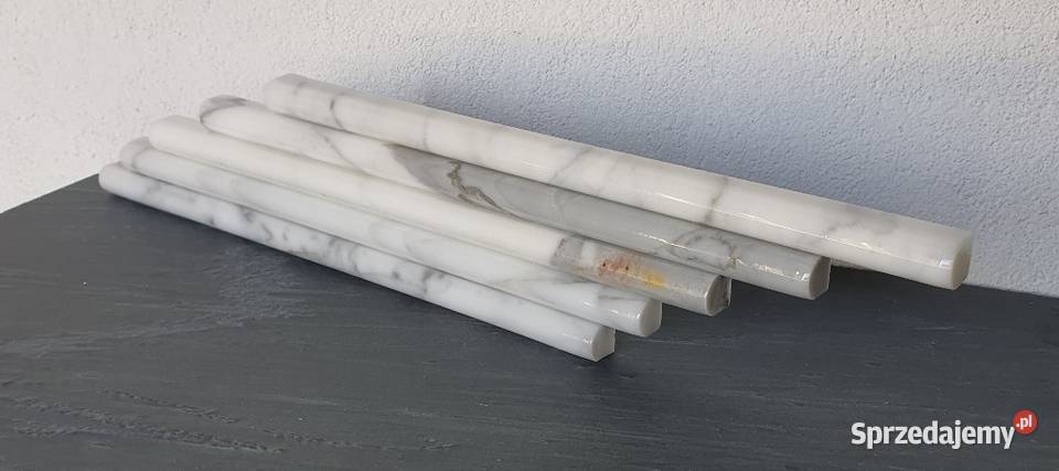 Wałek marmurowy ozdobny ścienny Bianco Calacatta dolnośląskie Bielawa