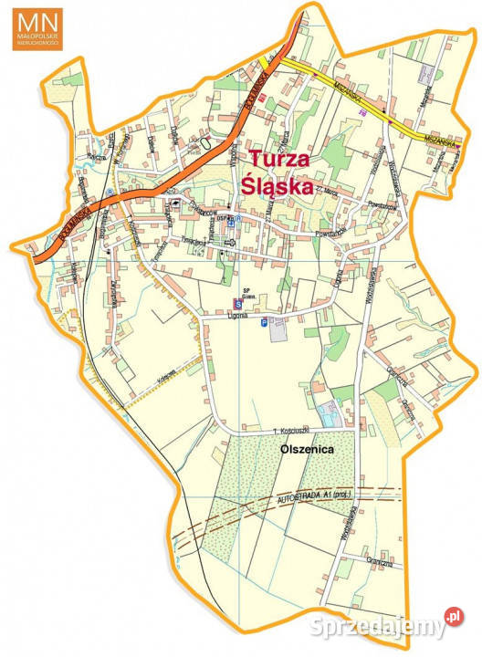 Ogłoszenie działka 43144m2 Turza Śląska sprzedam