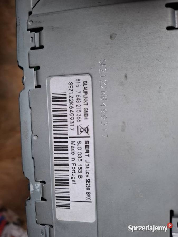 Radio samochodowe blaupunkt seat Ibiza IV Radioodtwarzacze Chojnów