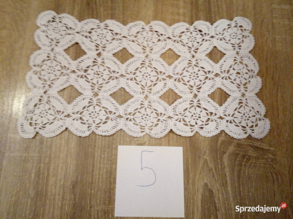Serwetki Serwety Podkładki na Stół Szydełkowe