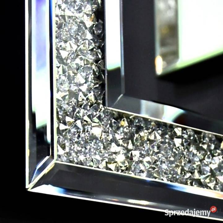 Lustro duże prostokątne 120x80 glamour z Nowy Sącz