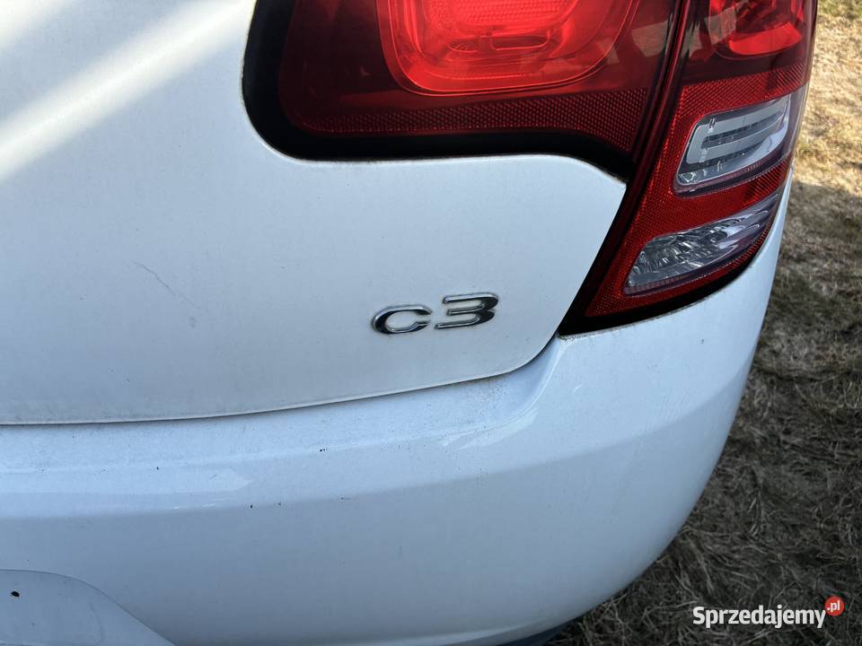 Klapa Tył Bagażnika Citroen C3 Pozostałe Wisznice