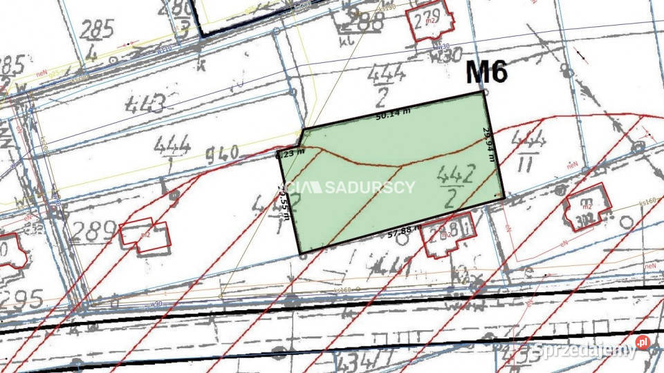 Działka 1780m2 Łęki 29m