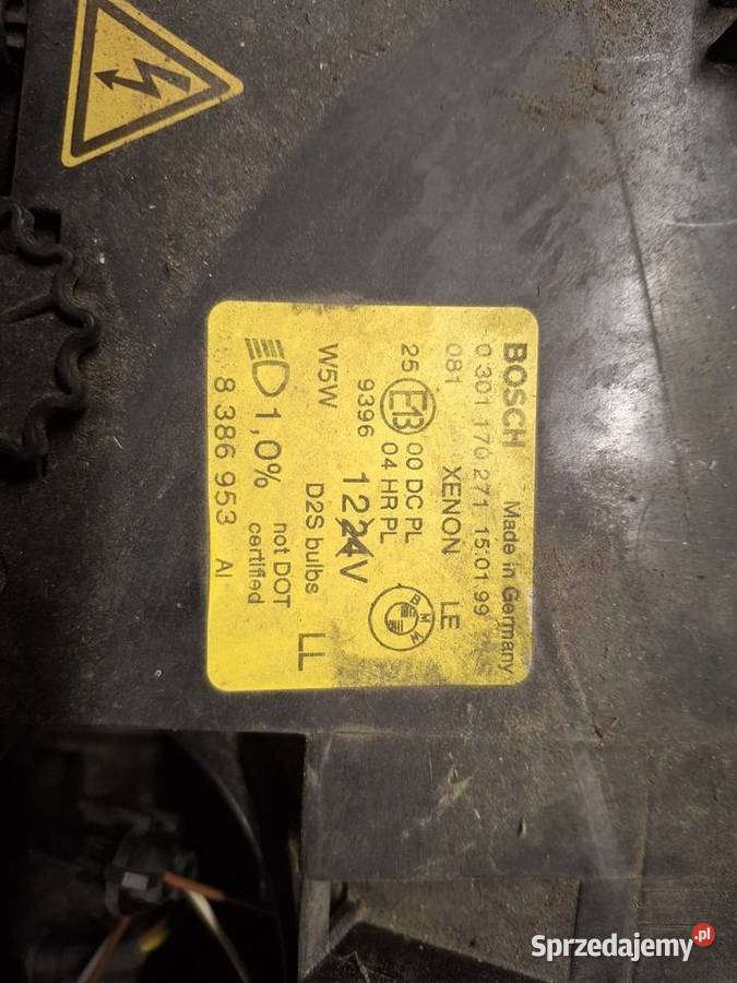 Lampy e38 xenon lift 8386953 8386954 osobowe Włoszakowice