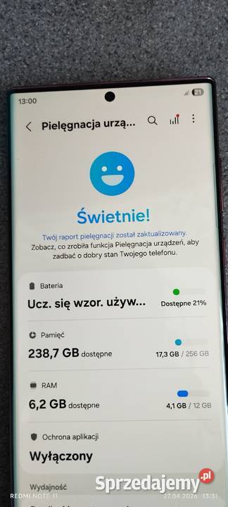 Telefon Samsung Galaxy S22 ULTRA Stan Idealny śląskie Gliwice