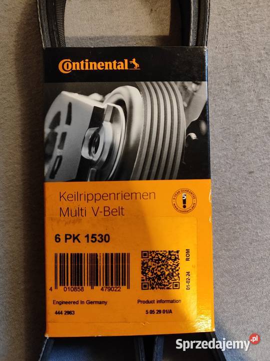 Continental 6PK1530 Pasek klinowy wielorowkowy 6 dostawcze