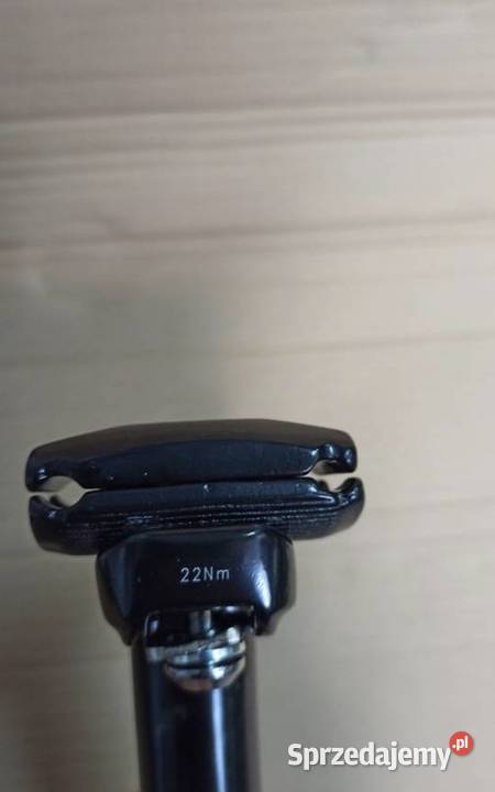 Sztyca 316 mm Rurka pod siodełko Czarna Dębica