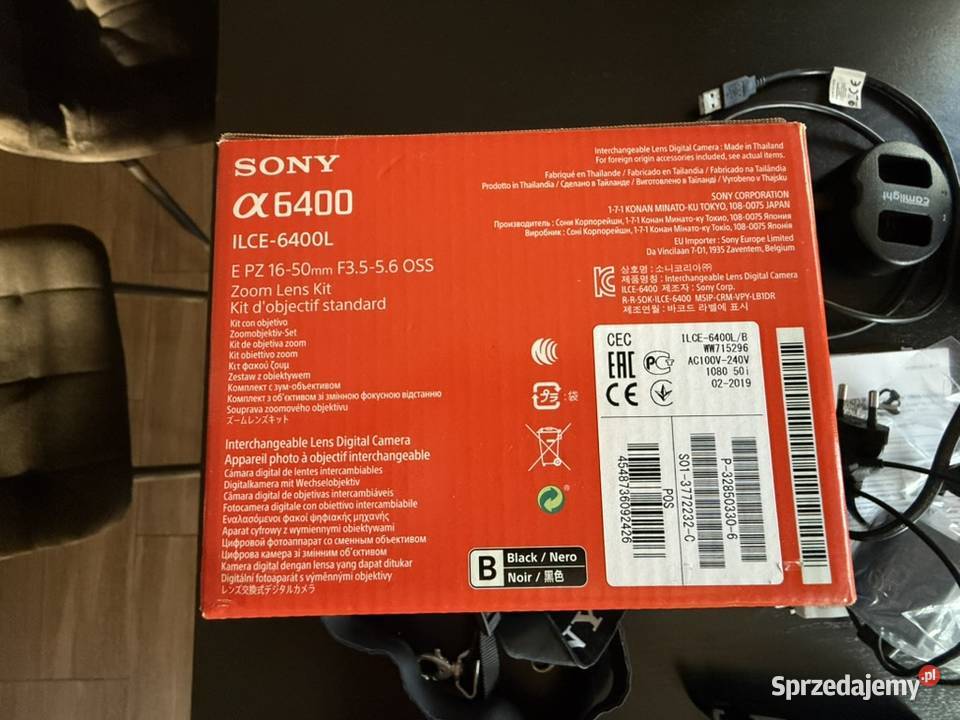 Sony A6400 Obiektyw 1650mm f3556 Klatka Filtr śląskie