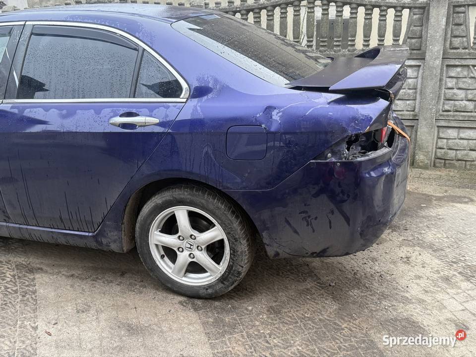 Honda Accord VII sedan uszkodzony tył wielkopolskie sprzedam