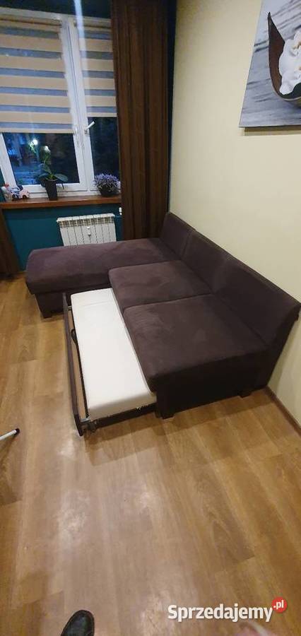 Kanapa narożna rozkładana 140cm Siemianowice Śląskie