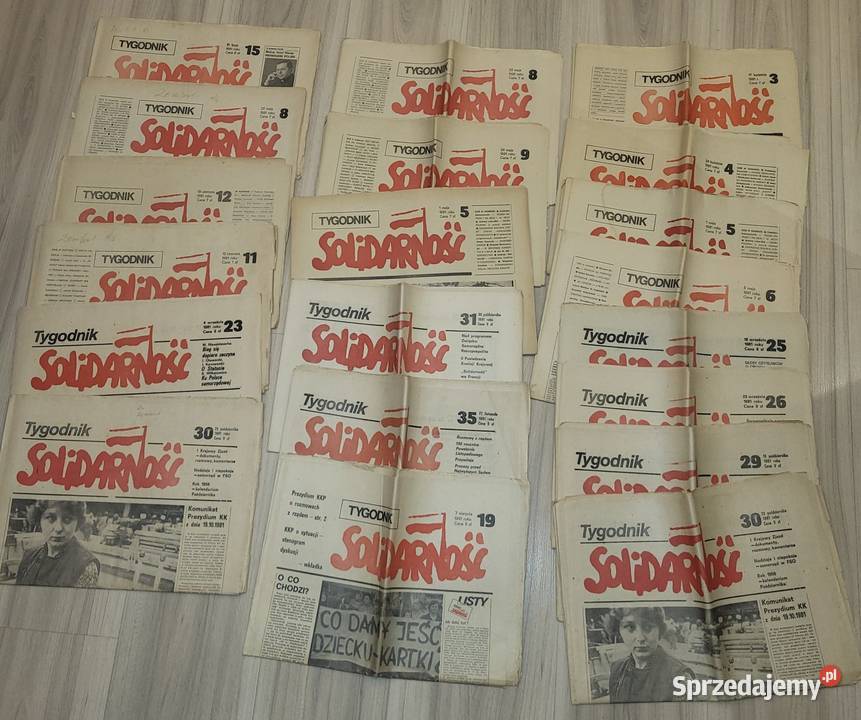 Tygodnik Solidarność pojedyncze numery śląskie Gliwice sprzedam