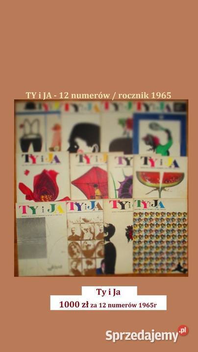 TY i JA / 1965 / czasopismo / moda / PRL