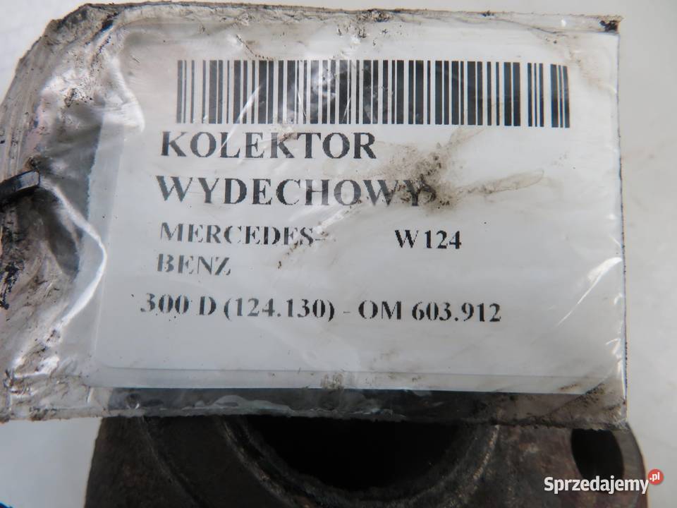 KOLEKTOR WYDECHOWY MERCEDES W124 300 D