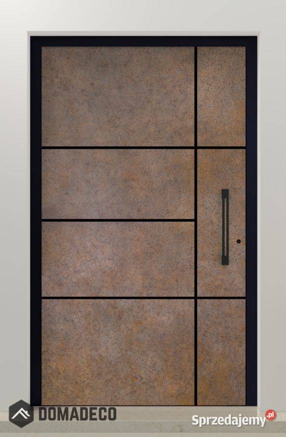 PIVOT V53a aluminiowe drzwi obrotowe pokryte Warszawa