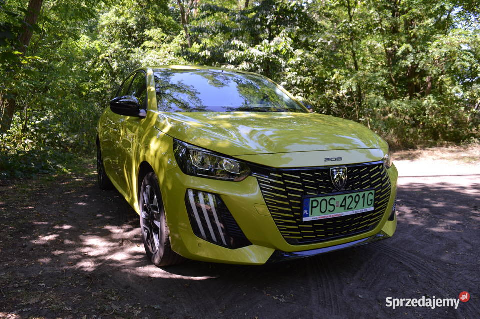 Peugeot 208 E208 Elektryk 2024 Allure CCS2 poduszka powietrzna Ostrów Wielkopolski sprzedam