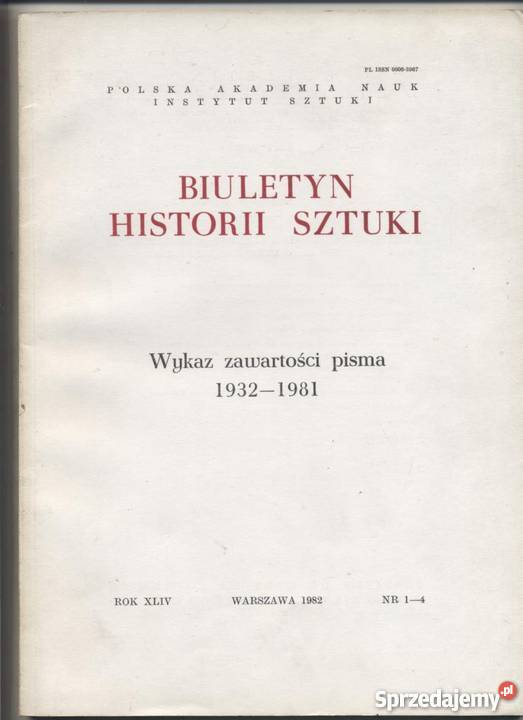 Biuletyn Historii Sztuki RokXLIV 14 Wykaz Szczecin
