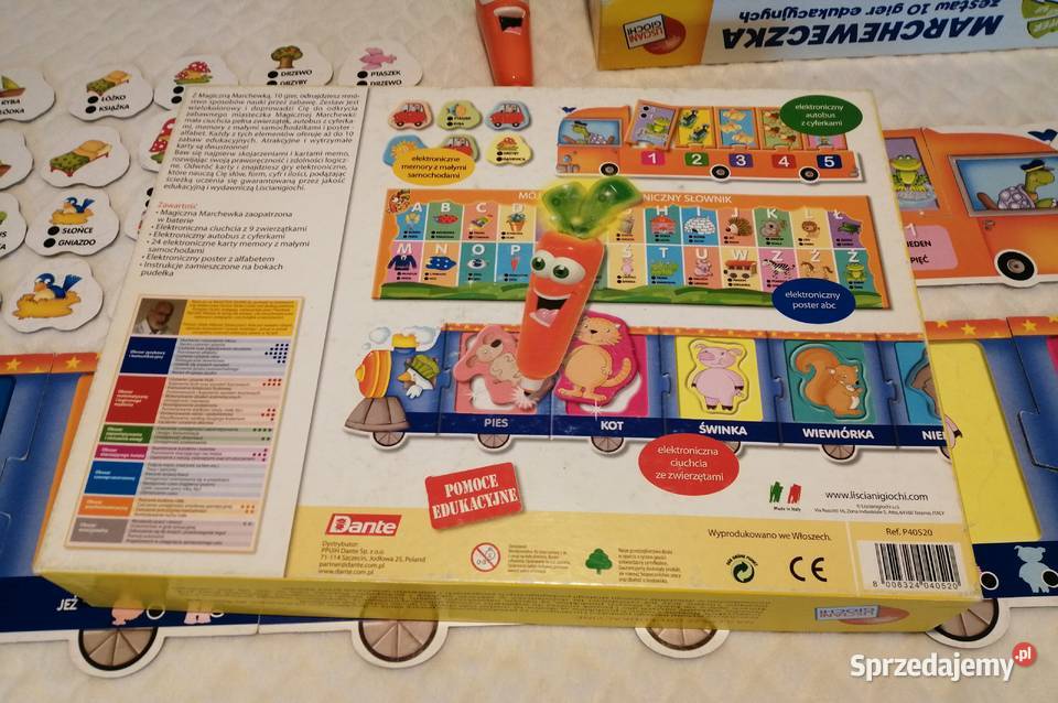 Karotka Marcheweczka zestaw 10 gier edukacyjnych Edukacyjne Czeladź