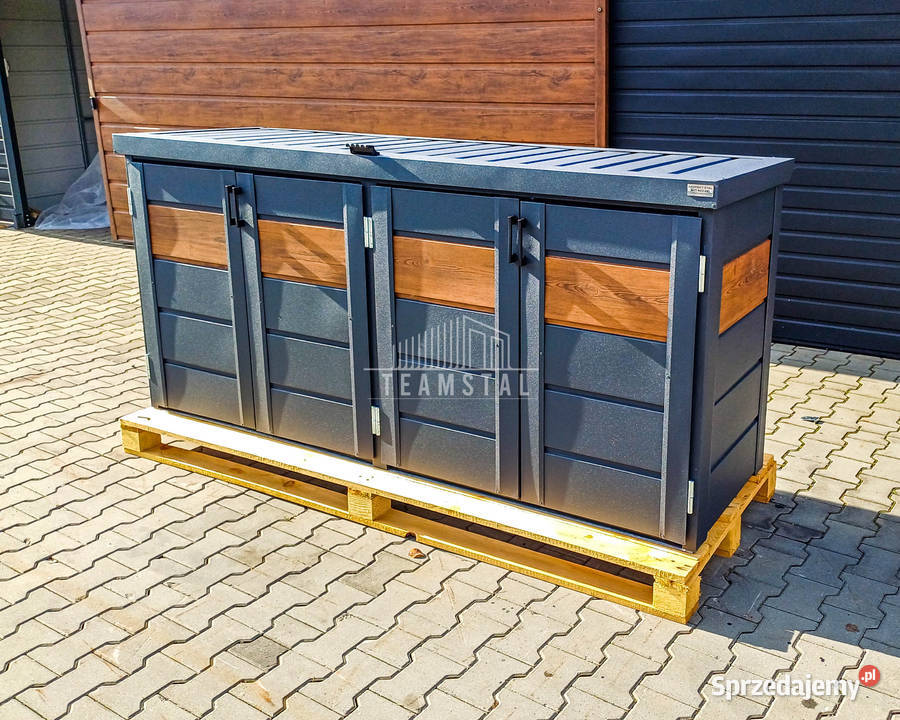 Zabudowa koszy na śmieci wiata obudowa Kraków