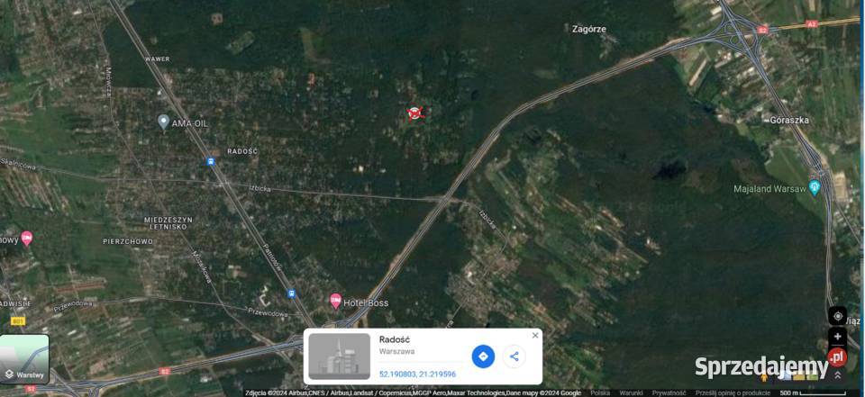 Sprzedam działkę budowlana 3987m2 Wawer RADOŚĆ Warszawa