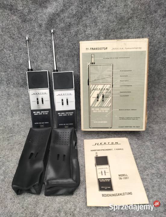 CBradia krótkofalówki HERTON TR1007 komplet 2 Leszno