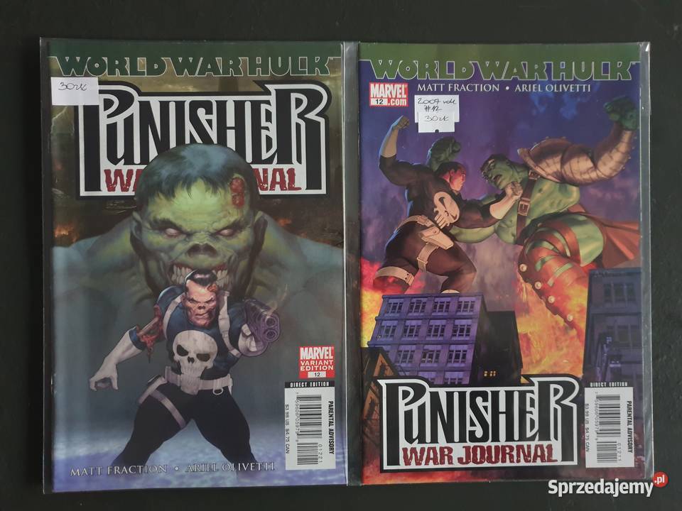 Punisher War Journal 14 oryginalnych komiksów Superbohaterowie Książki i Podręczniki Gdynia