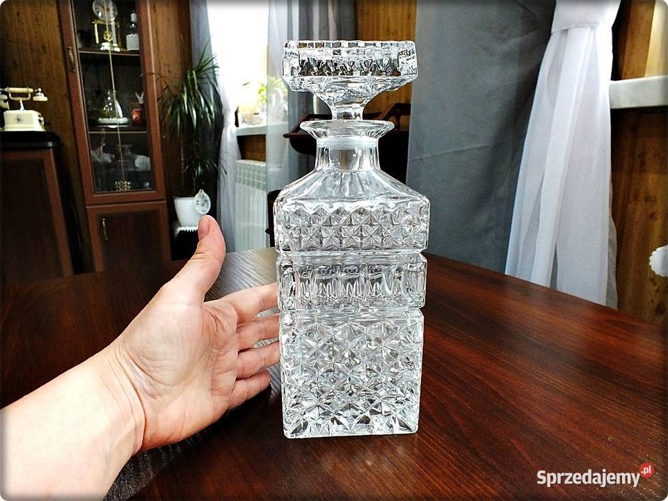 Stara Kryształowa Karafka BOHEMIA do Whisky Stan Żary sprzedam