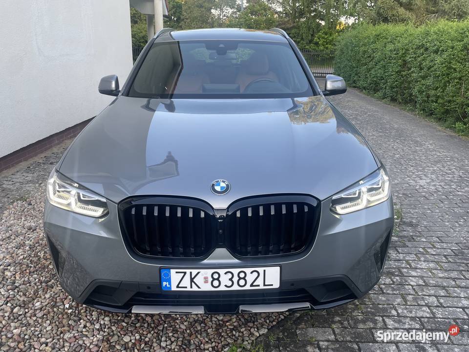 BMW X3 30i przebieg 8 headup panorama felgi 21 nieuszkodzony zachodniopomorskie Koszalin