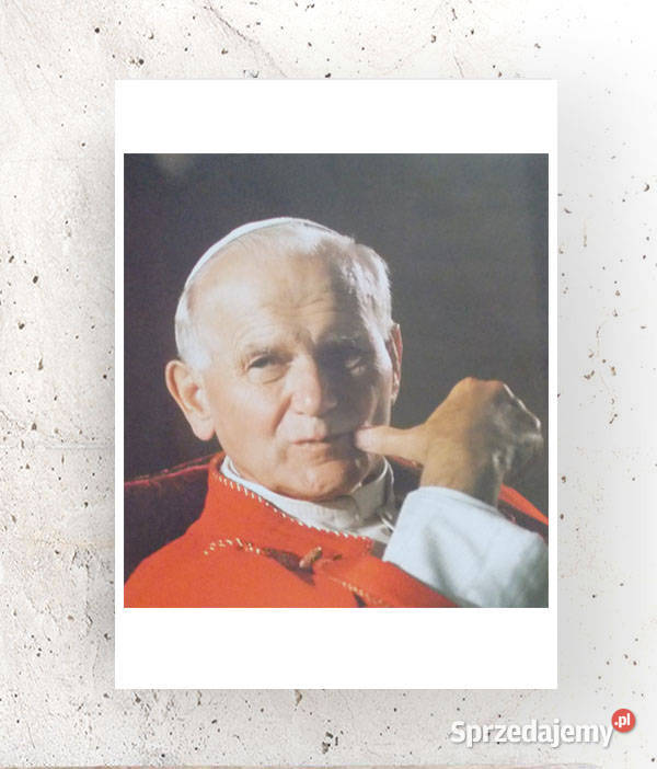 plakat z papieżem Janem Pawłem II Karol Wojtyła Białystok