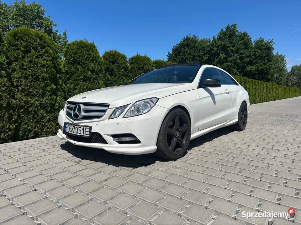 Mercedes E Coupe E220 CDI AMG Automat Zamiana diesel wielkopolskie Ostrów Wielkopolski