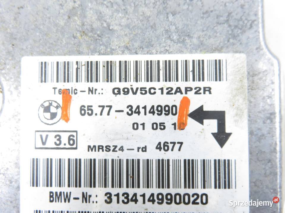 MODUŁ AIRBAG BMW X3 E83 65773414990 małopolskie