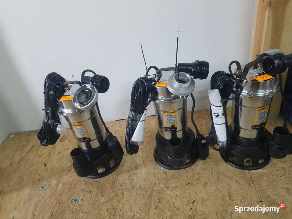 Pompa WYDAJNA DO BRUDNEJ WODY SZAMBA pływak