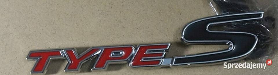 NOWY znaczek czerwono czarny TYPES Type S