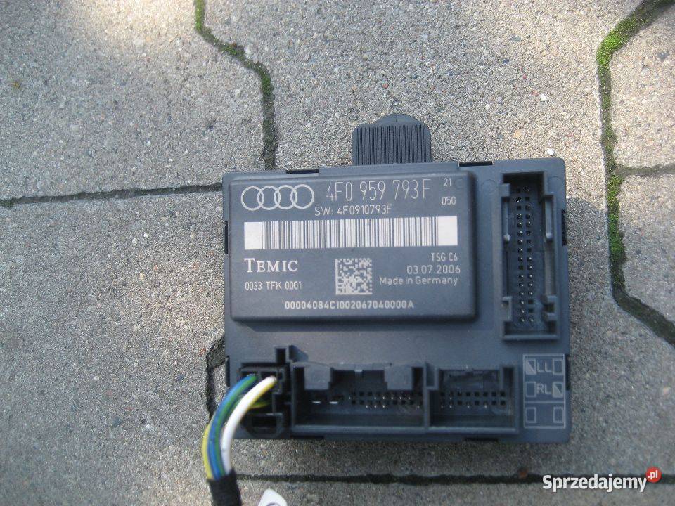 audi a6 c6 sterowni moduł drzwi przód lewy Drzwi Rakoniewice